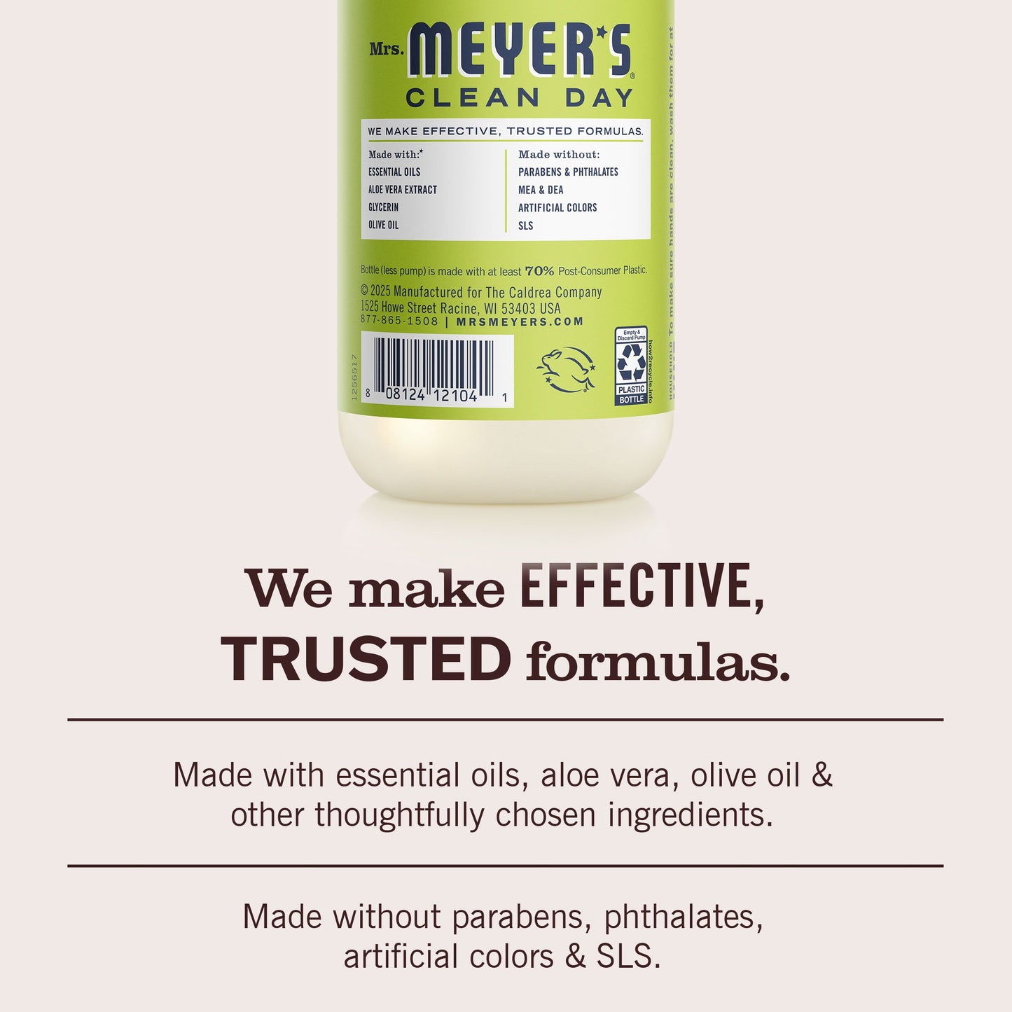 Mrs. Meyer's Lemon Verbena Liquid Hand Soap Home Essential