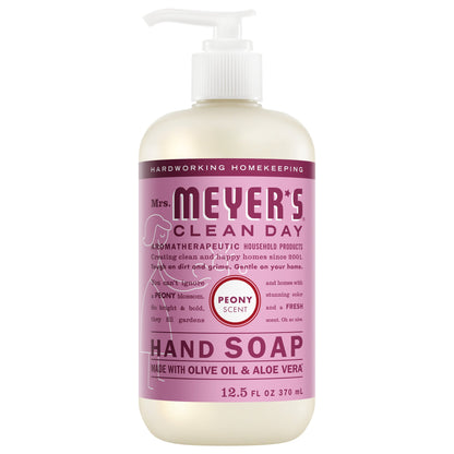Mrs. Meyer's Peony Liquid Hand Soap Home Essential