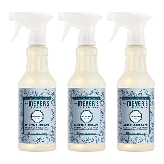 Mrs. Meyer's Snowdrop Everyday Multi-Surface Cleaner 3-Count Bundle