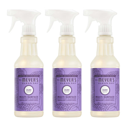 Mrs. Meyer's Lilac Everyday Multi-Surface Cleaner 3-Count Bundle