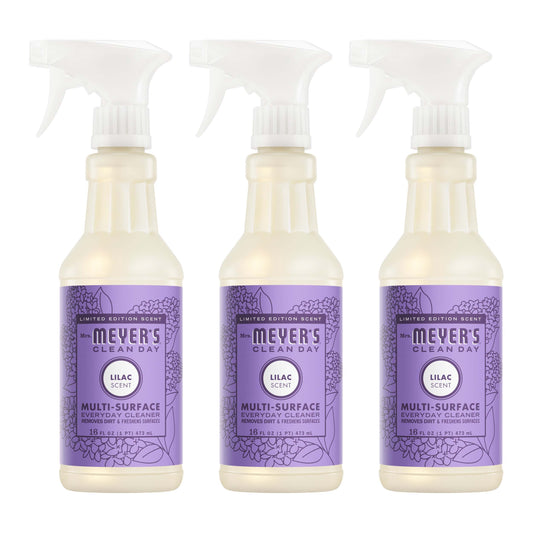 Mrs. Meyer's Lilac Everyday Multi-Surface Cleaner 3-Count Bundle