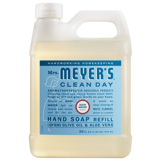 Mrs. Meyer's Rain Water Liquid Hand Soap Refill Home Essential