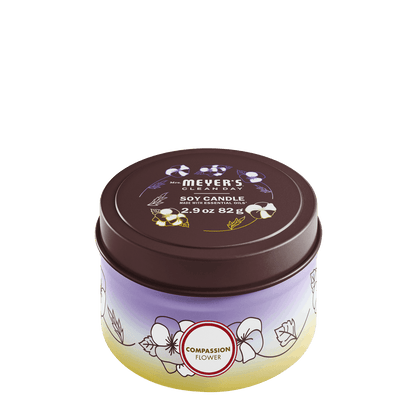 Mrs. Meyer's Compassion Flower Scented Tin Candle