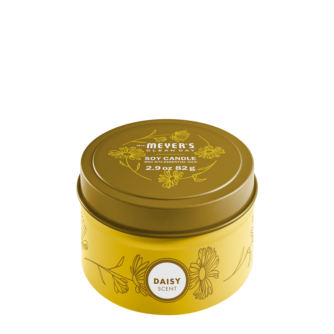 Mrs. Meyer's Daisy Scented Tin Candle