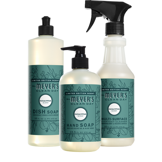 Mrs. Meyer's Eucalyptus Kitchen Essentials Set