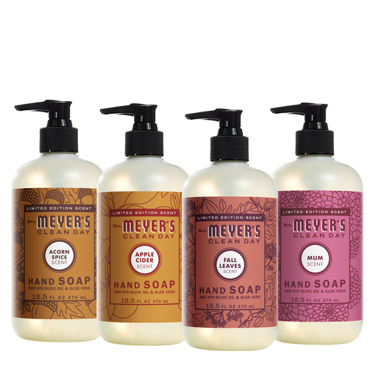 Mrs. Meyer's Fall Seasonal Hand Soap Home Care Collection