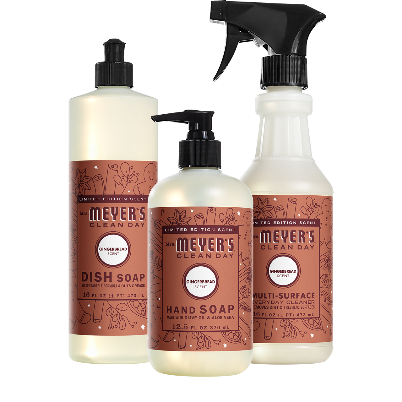 Mrs. Meyer's Gingerbread Kitchen Essentials Set
