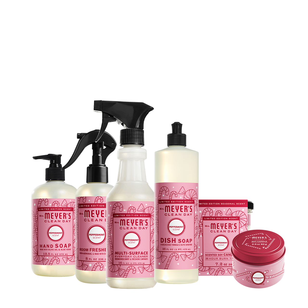 Mrs. Meyer's Peppermint Home Care Collection