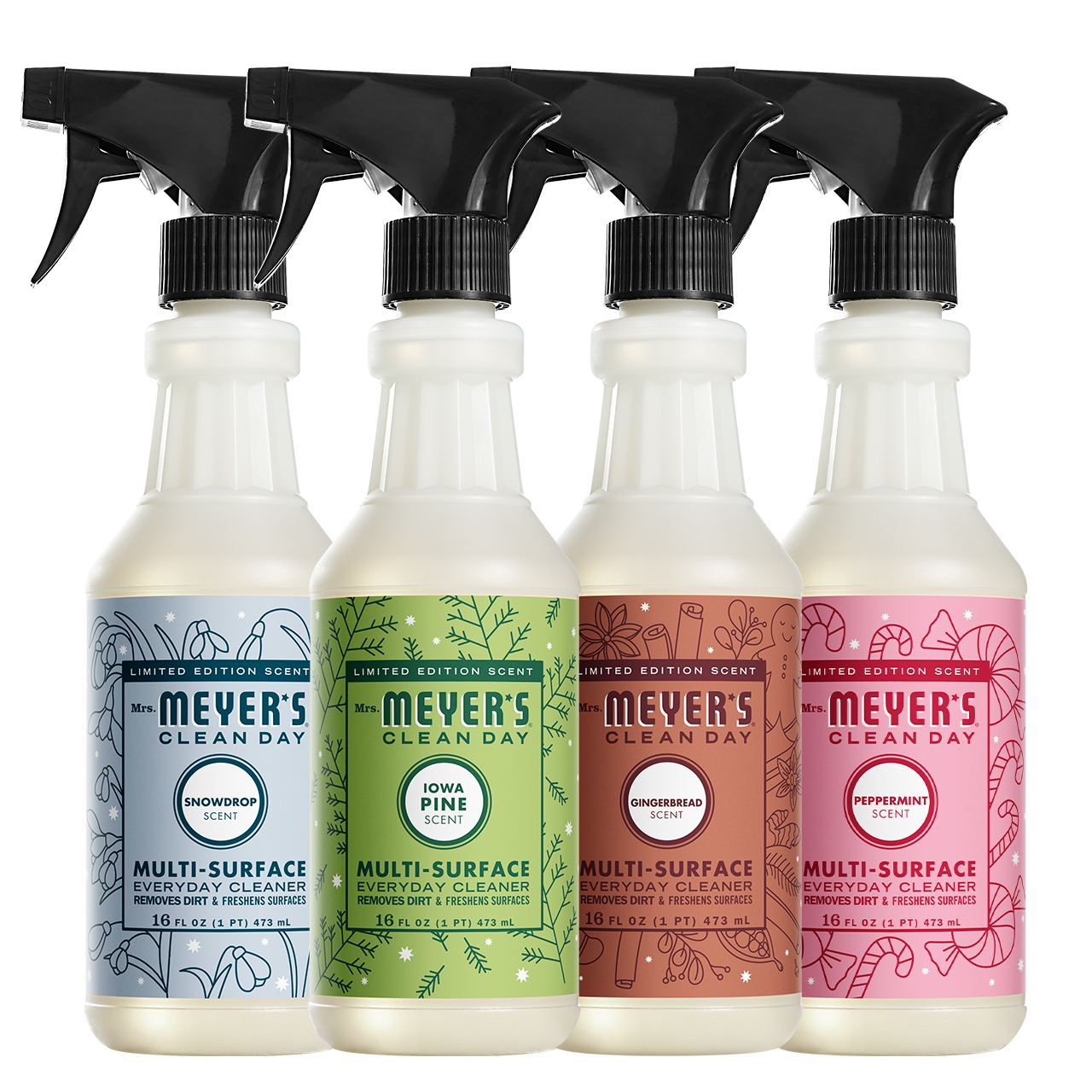 Mrs. Meyer's Holiday Seasonal Everyday Multi-Surface Cleaner Collection
