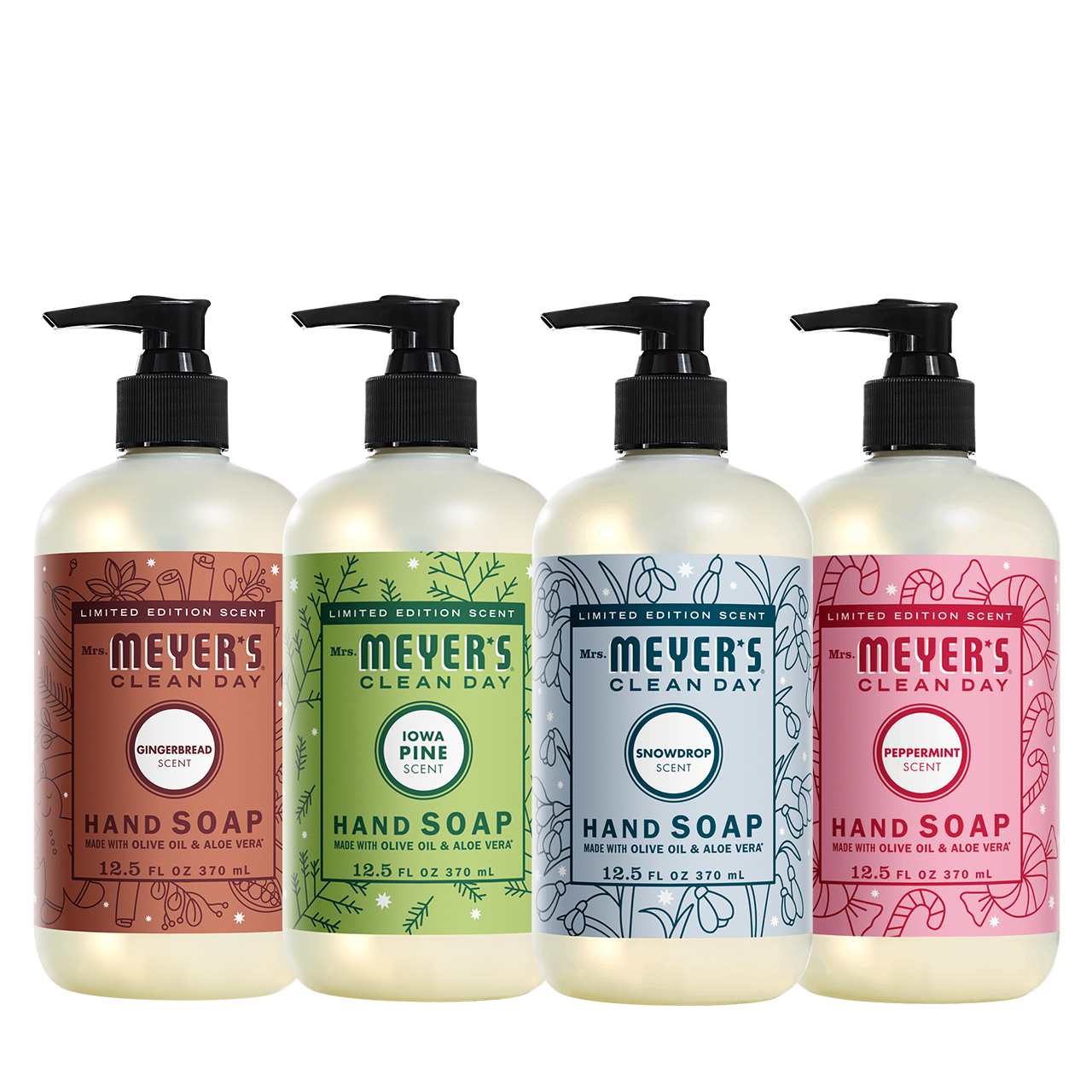 Mrs. Meyer's Holiday Seasonal Hand Soap Home Care Collection