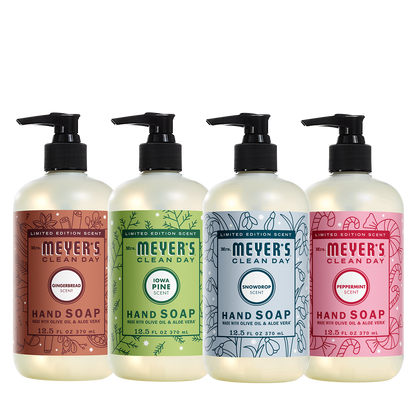 Mrs. Meyer's Holiday Seasonal Hand Soap Home Care Collection