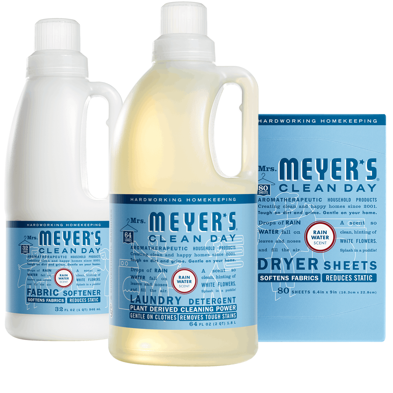 Mrs. Meyer's Rain Water Laundry Set Gift-Ready