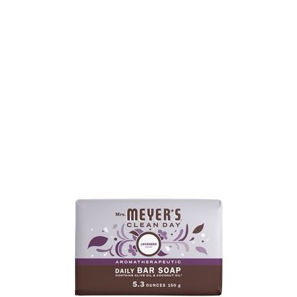 Mrs. Meyer's Lavender Daily Bar Soap Home Essential
