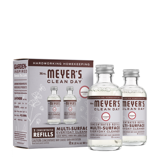 Mrs. Meyer's Lavender Multi-Surface Cleaner Concentrate Refill 2-Pack