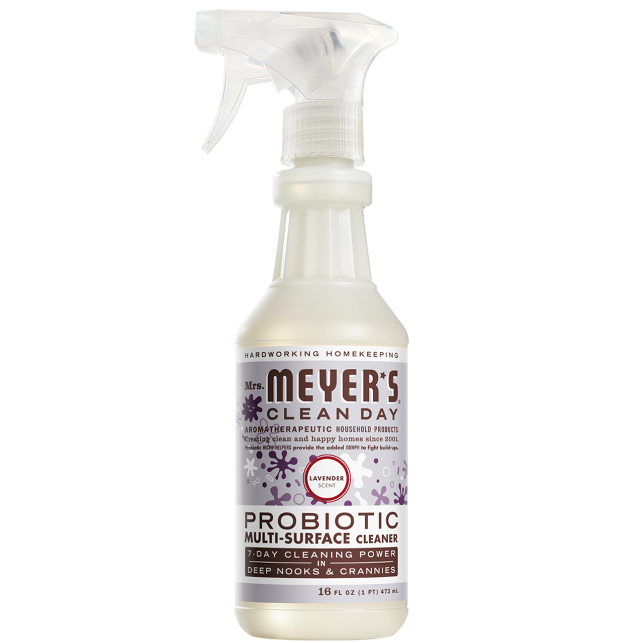 Mrs. Meyer's Lavender Probiotic Multi-Surface Cleaner Home Essential
