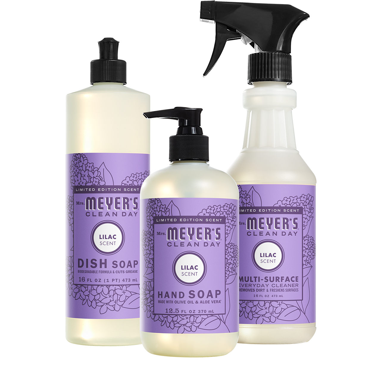 Mrs. Meyer's Lilac Kitchen Essentials Set