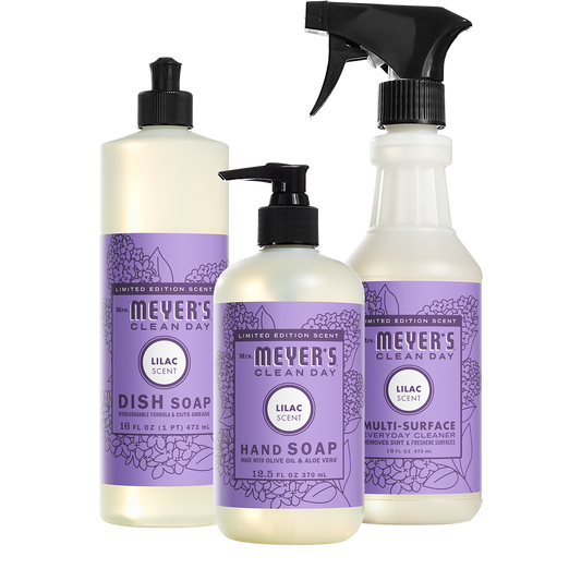 Mrs. Meyer's Lilac Kitchen Essentials Set