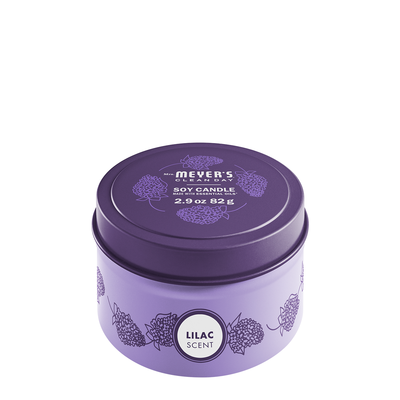 Mrs. Meyer's Lilac Scented Tin Candle