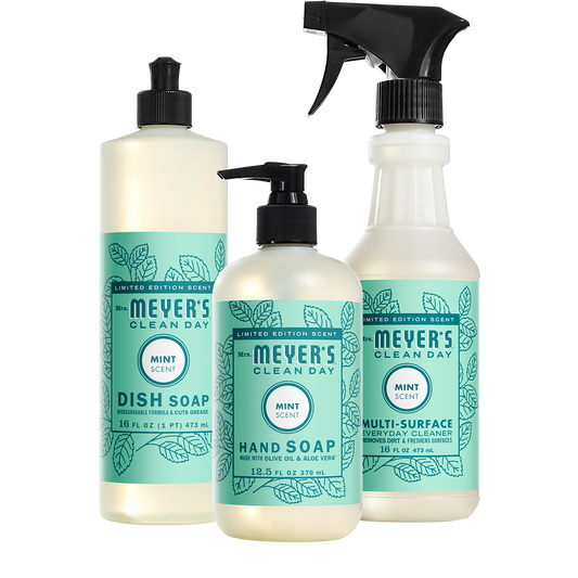 Mrs. Meyer's Mint Kitchen Essentials Set