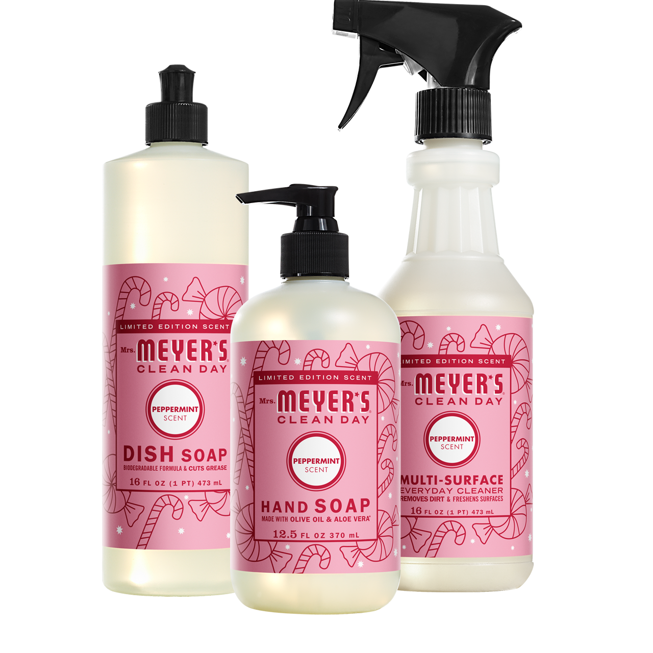 Mrs. Meyer's Peppermint Kitchen Essentials Set