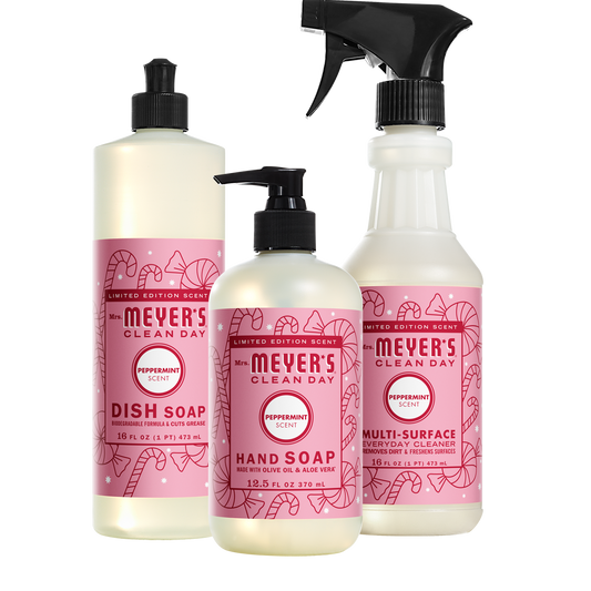 Mrs. Meyer's Peppermint Kitchen Essentials Set