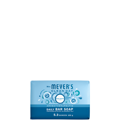 Mrs. Meyer's Rain Water Daily Bar Soap Home Essential