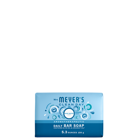 Mrs. Meyer's Rain Water Daily Bar Soap Home Essential