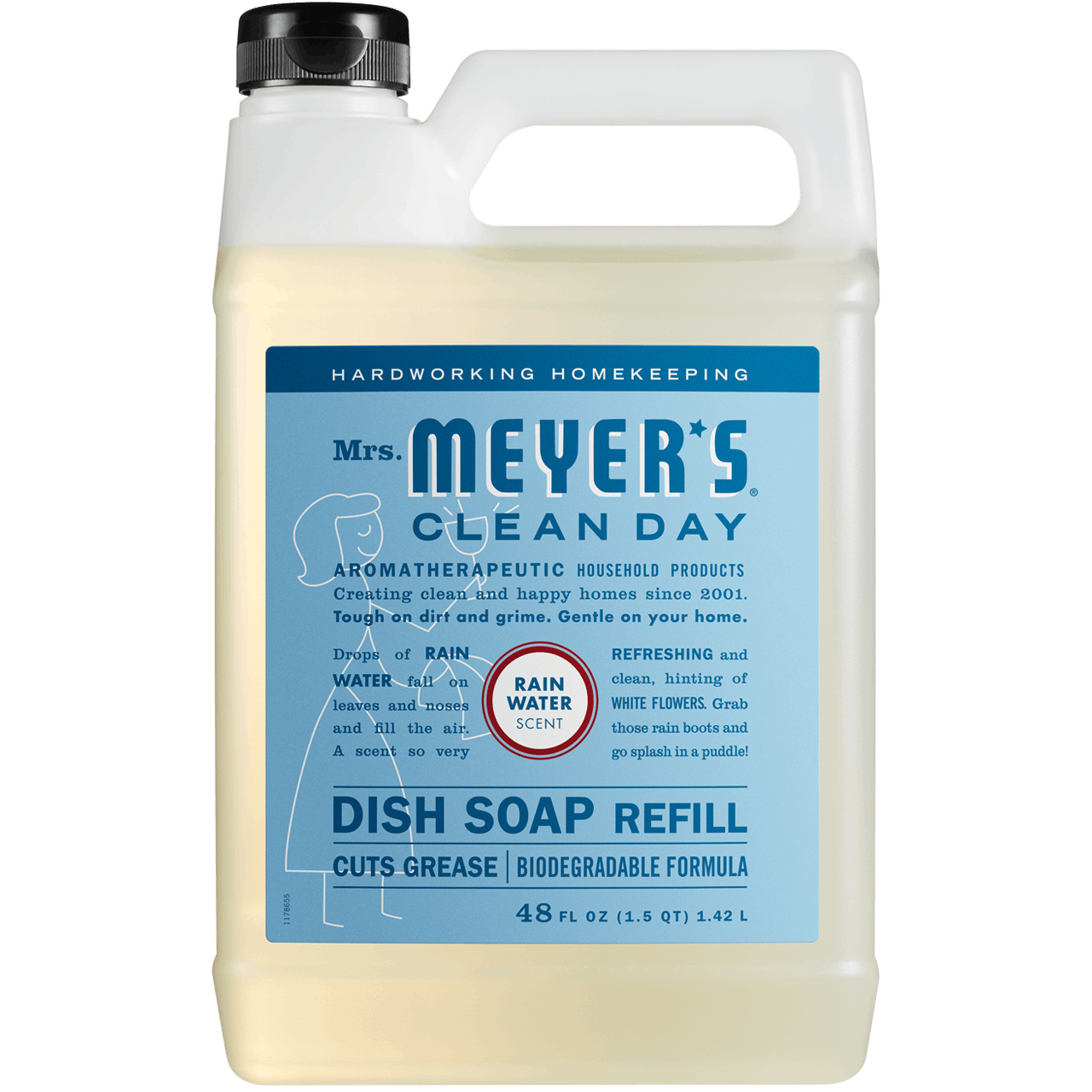 Mrs. Meyer's Rain Water Dish Soap Refill Home Essential