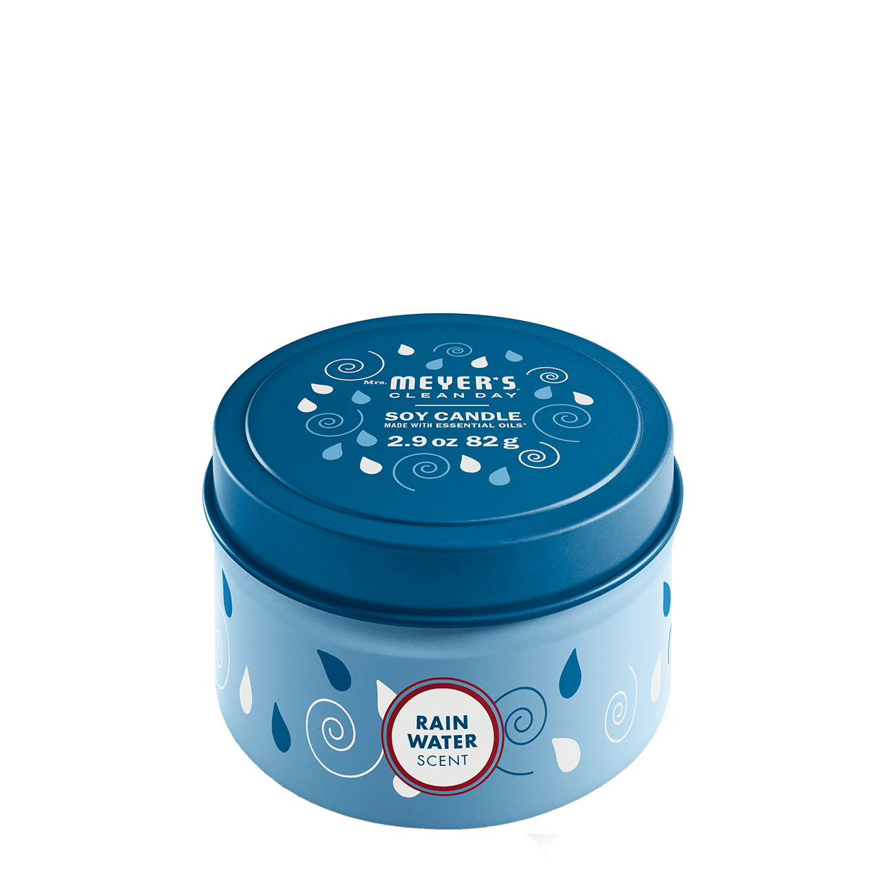 Mrs. Meyer's Rain Water Scented Tin Candle