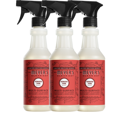 Mrs. Meyer's Tomato Vine Everyday Multi-Surface Cleaner 3-Count Bundle