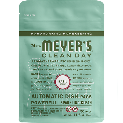 Mrs. Meyer's Basil Automatic Dish Packs Home Care