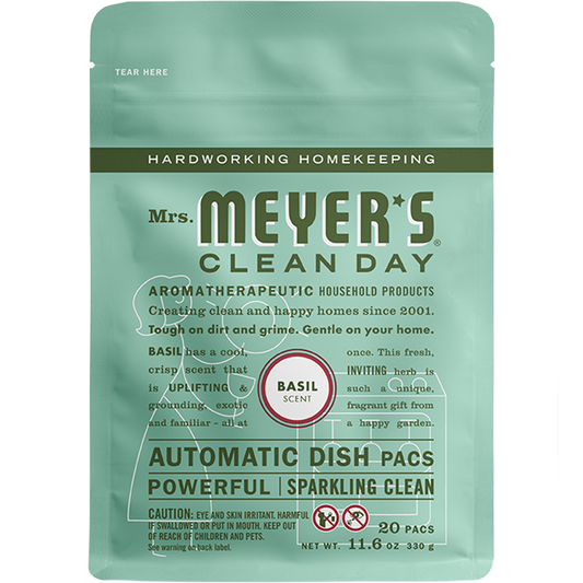 Mrs. Meyer's Basil Automatic Dish Packs Home Care