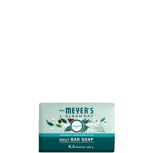 Mrs. Meyer's Birchwood Daily Bar Soap Home Essential