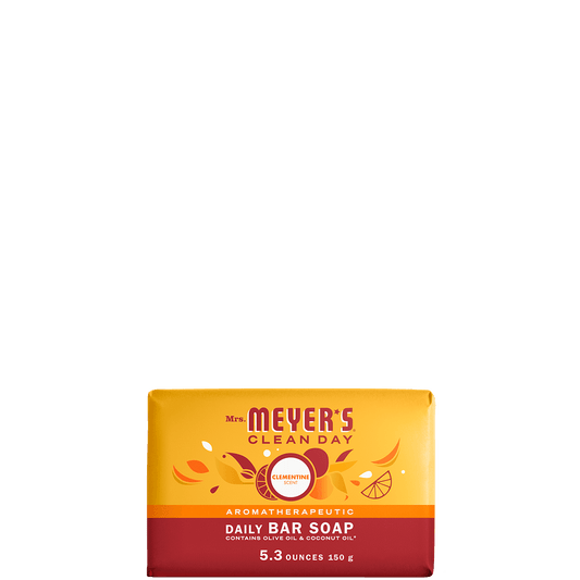 Mrs. Meyer's Clementine Daily Bar Soap Home Essential
