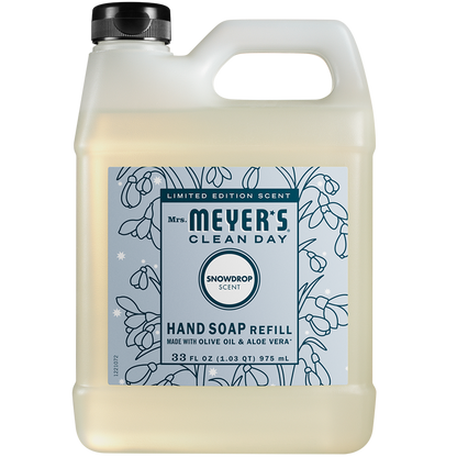Mrs. Meyer's Snowdrop Hand Care 3-Count Bundle Gift-Ready