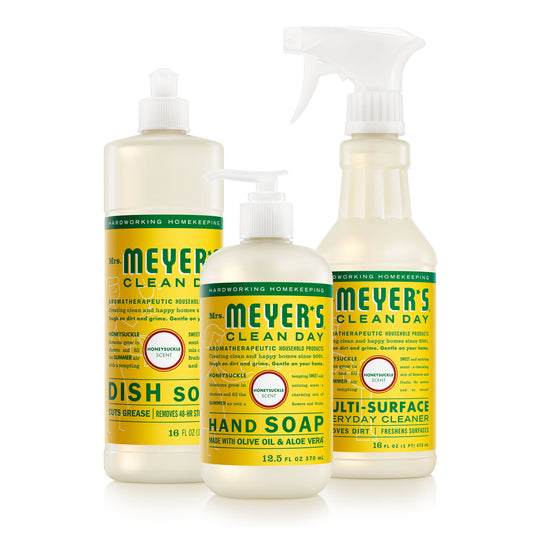 Mrs. Meyer's Honeysuckle Kitchen Essentials Set