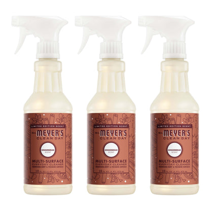 Mrs. Meyer's Gingerbread Everyday Multi-Surface Cleaner 3-Count Bundle