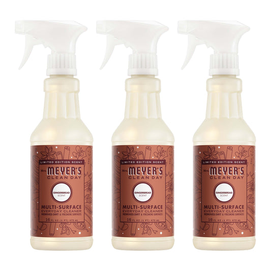 Mrs. Meyer's Gingerbread Everyday Multi-Surface Cleaner 3-Count Bundle