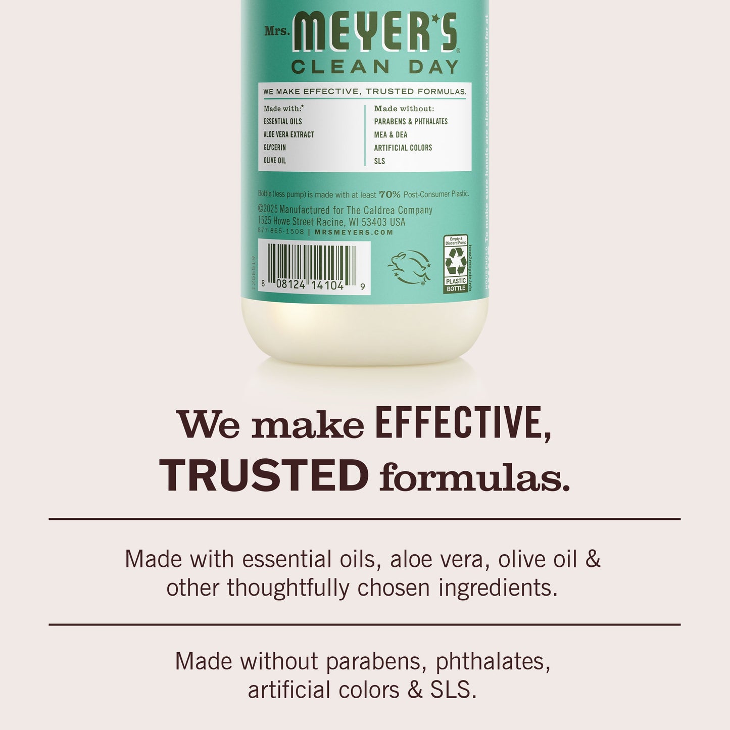 Mrs. Meyer's Basil Liquid Hand Soap Home Essential