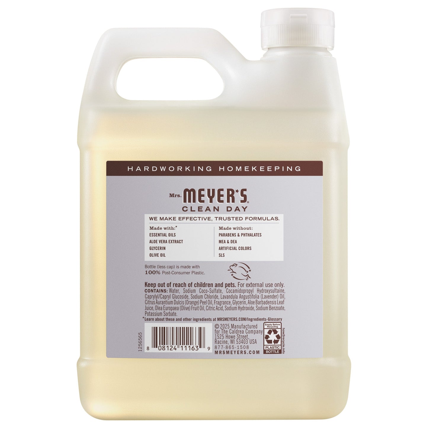 Mrs. Meyer's Lavender Liquid Hand Soap Refill Home Essential