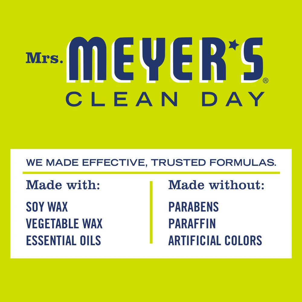 Mrs. Meyer's Lemon Verbena Soy Candle Small Home Essential