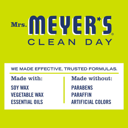 Mrs. Meyer's Lemon Verbena Soy Candle Small Home Essential