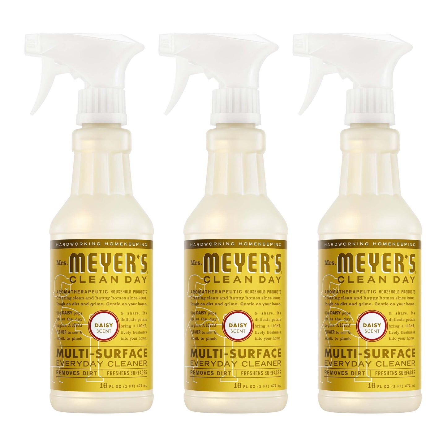 Mrs. Meyer's Daisy Everyday Multi-Surface Cleaner 3-Count Bundle