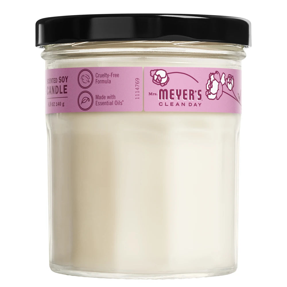 Mrs. Meyer's Peony Soy Candle Small Home Essential