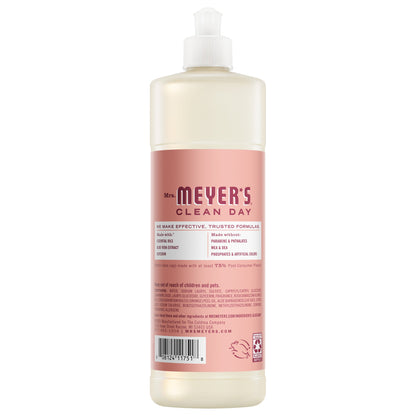 Mrs. Meyer's Rose Dish Soap 3-Count Bundle Gift-Ready
