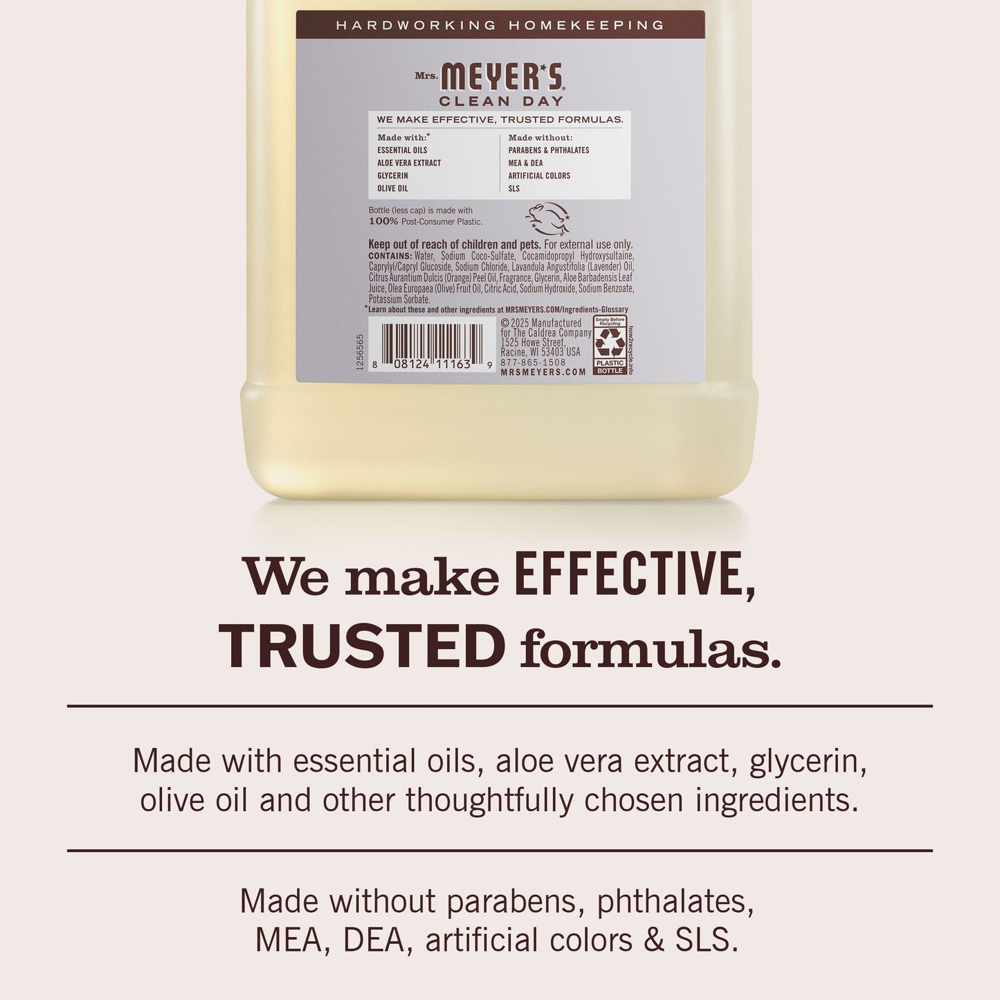 Mrs. Meyer's Lavender Liquid Hand Soap Refill Home Essential