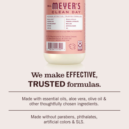 Mrs. Meyer's Rose Liquid Hand Soap Home Essential