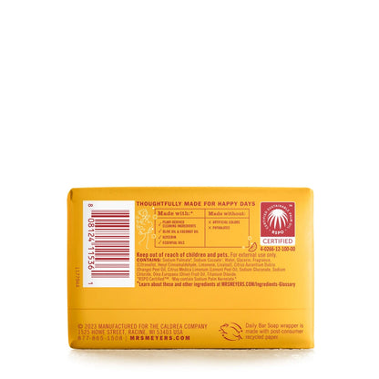 Mrs. Meyer's Clementine Daily Bar Soap Home Essential