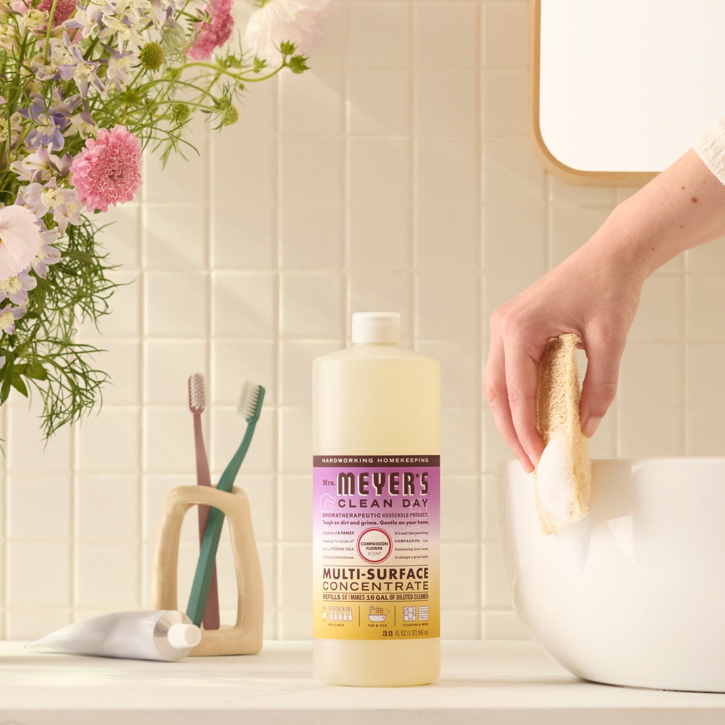 Mrs. Meyer's Compassion Flower Multi-Surface Concentrate Home Care