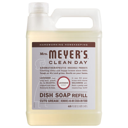 Mrs. Meyer's Lavender Dish Soap Refill Home Essential